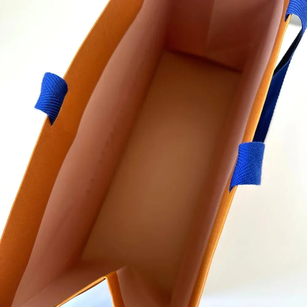 Louis Vuitton Large Orange Gift Shopping Bag